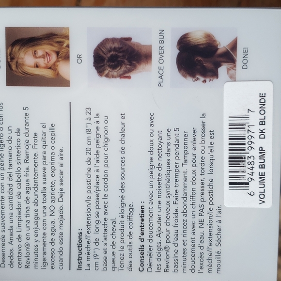 New! Dark Blonde Revlon Volume Bump - Picture 8 of 10